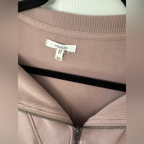 Maurices Soft Mauve Half-Zip Pullover - Picture 6 of 6